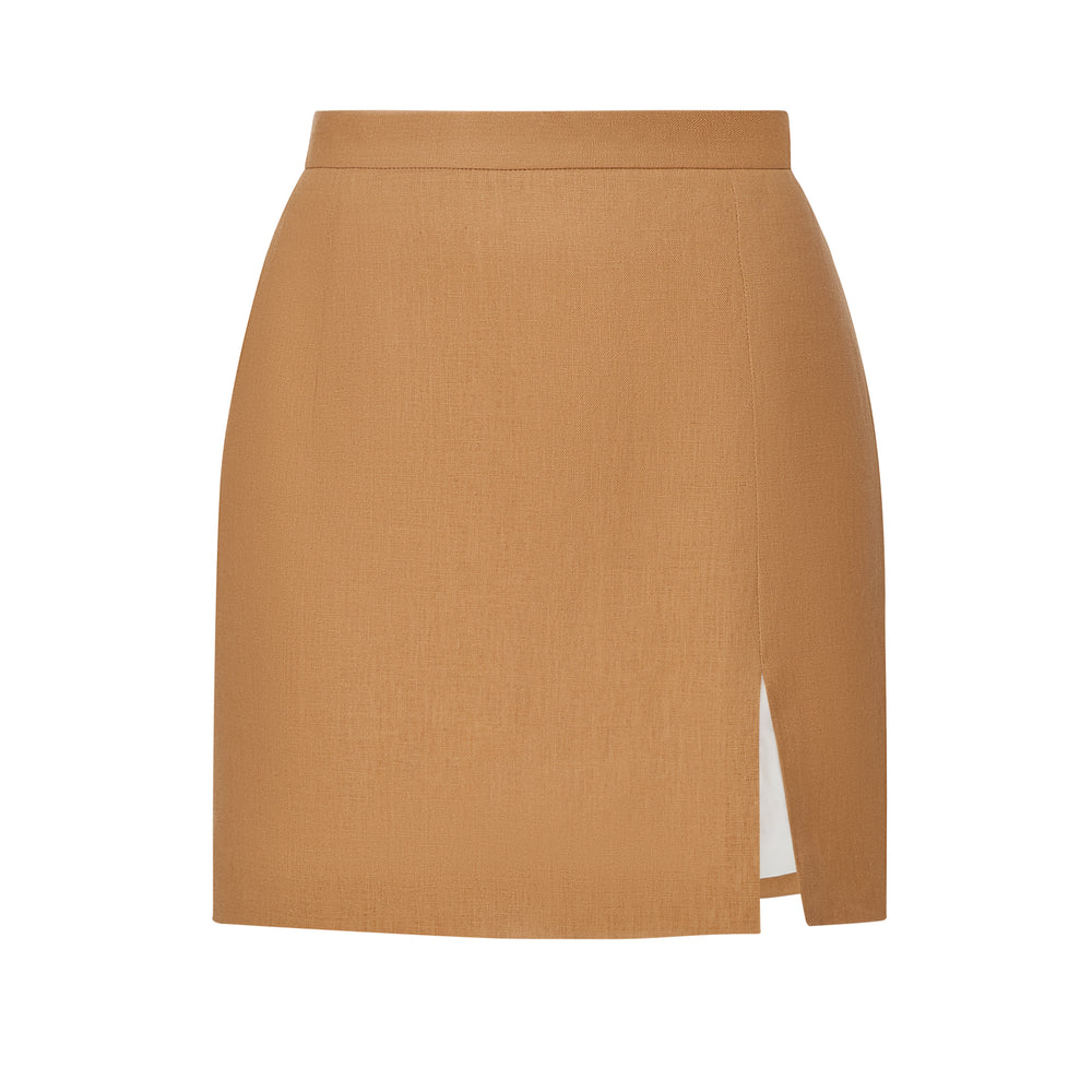 
                  
                    Linen mini skirt
                  
                