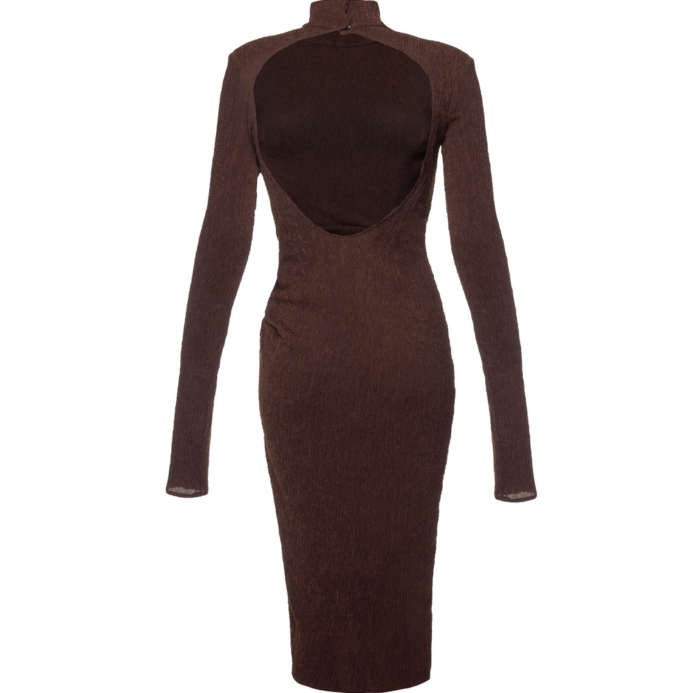 Midi Knitwear Dress G With Sleeves