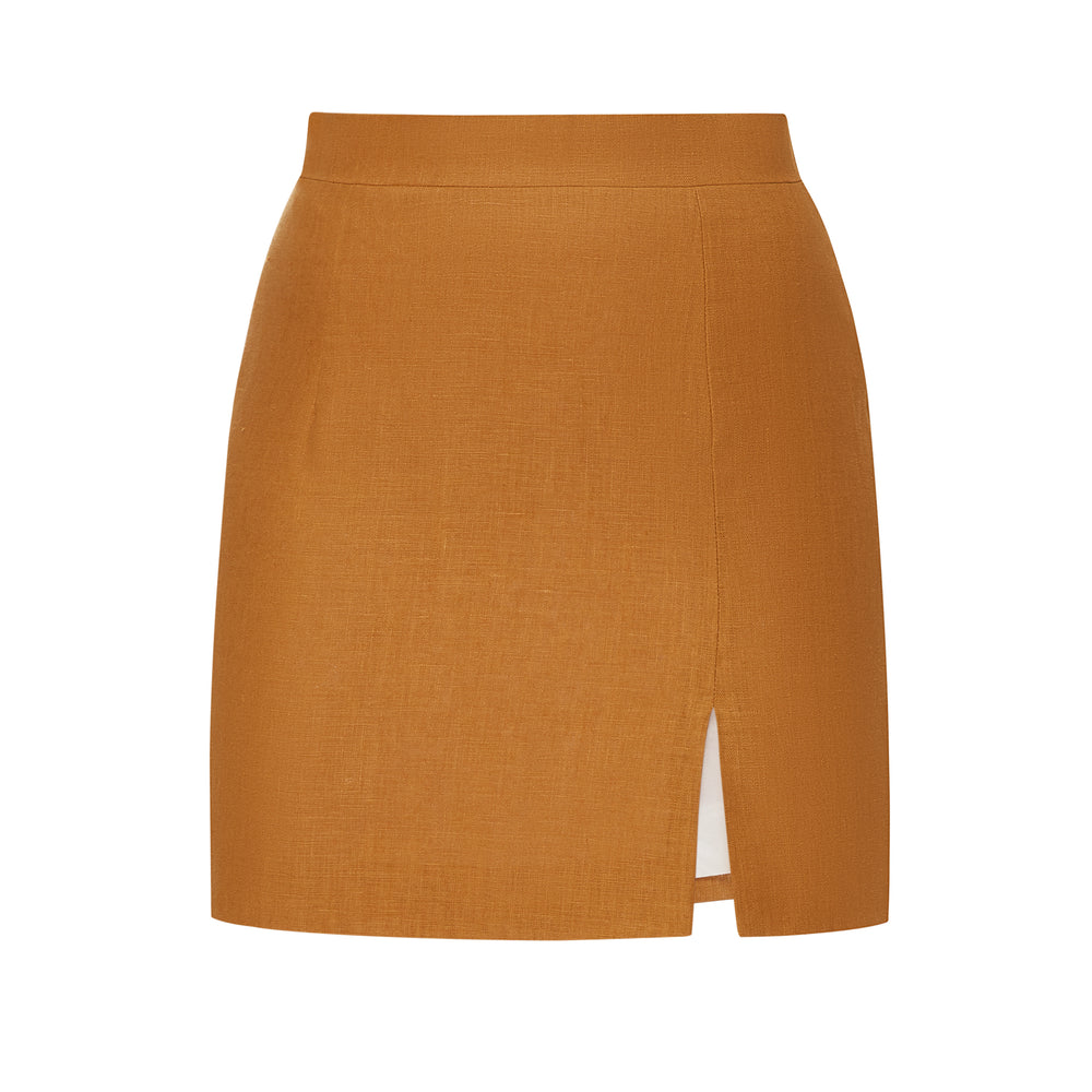 
                  
                    Linen mini skirt
                  
                