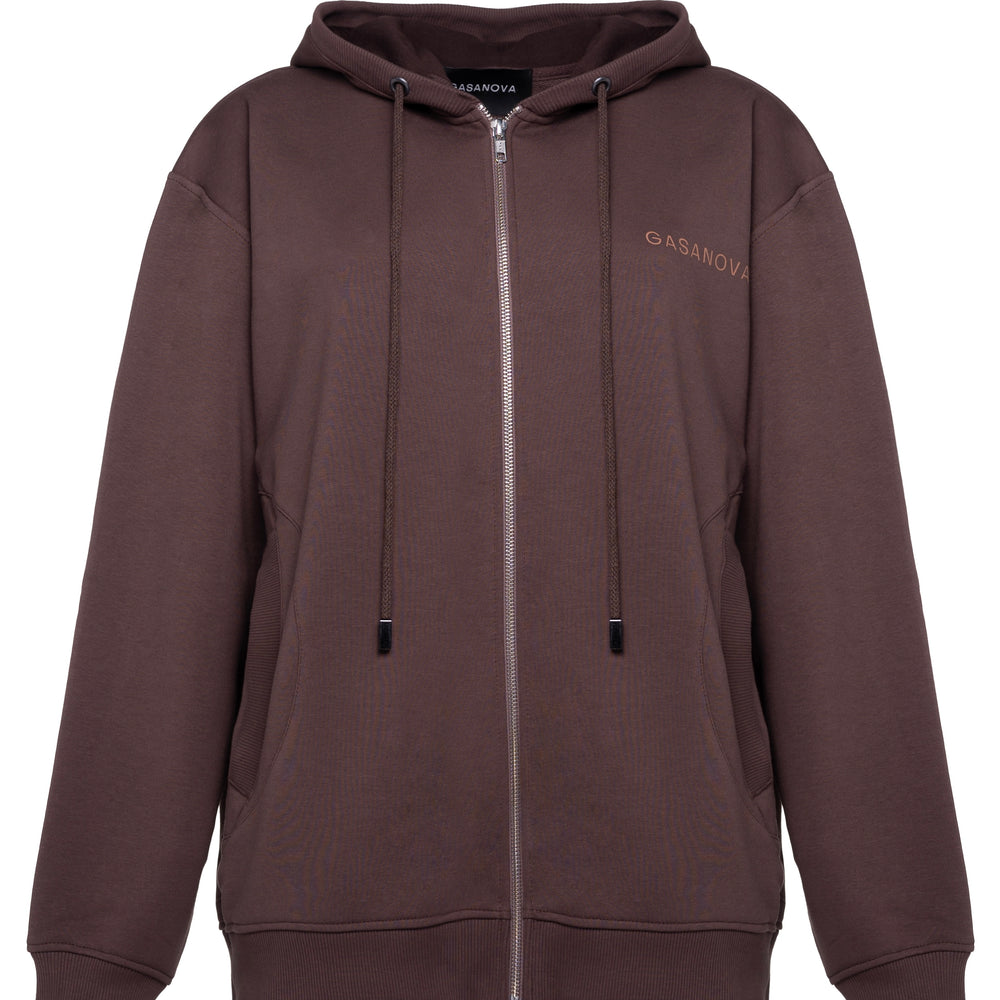 Knitwear Zip Hoodie