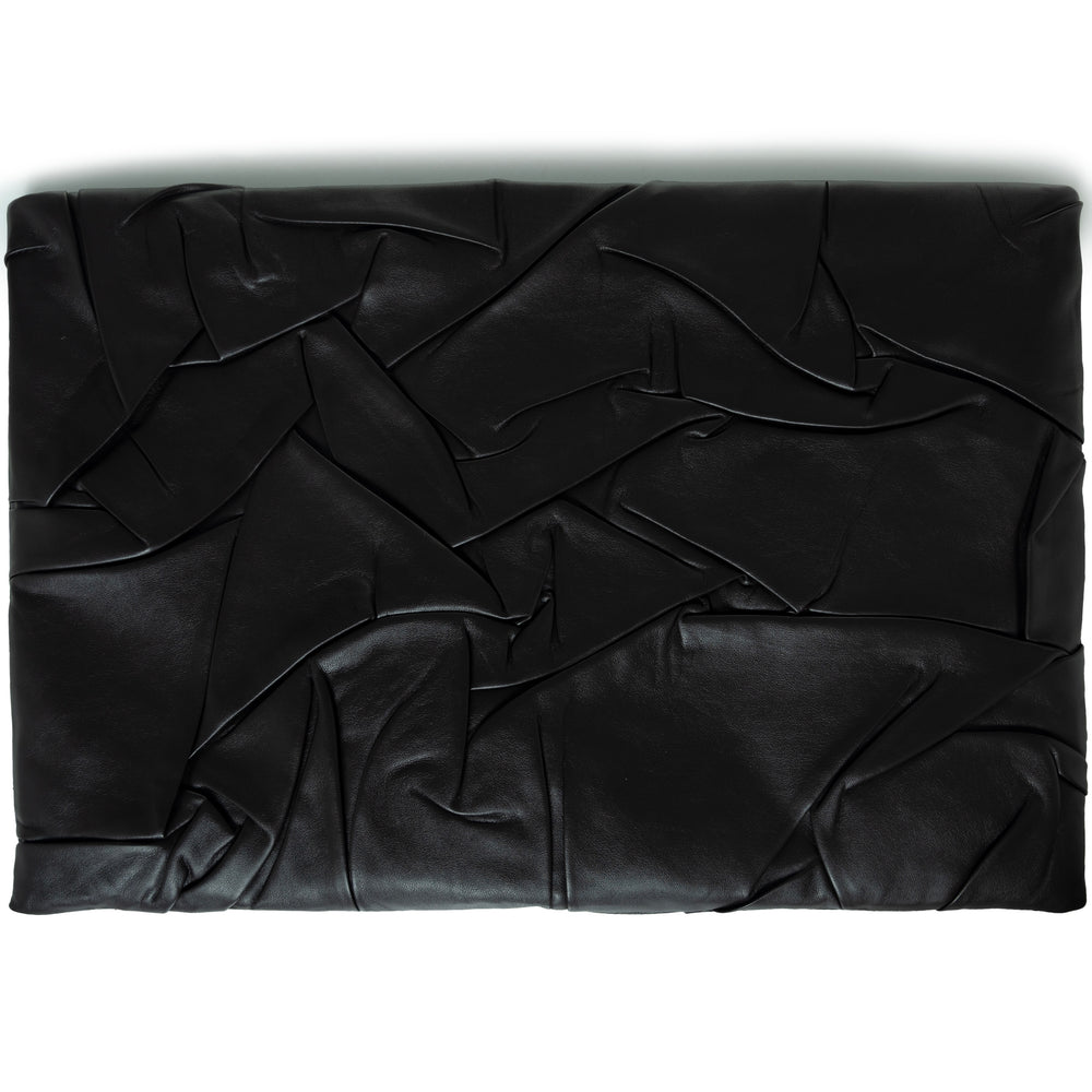 Textured Leather Clutch