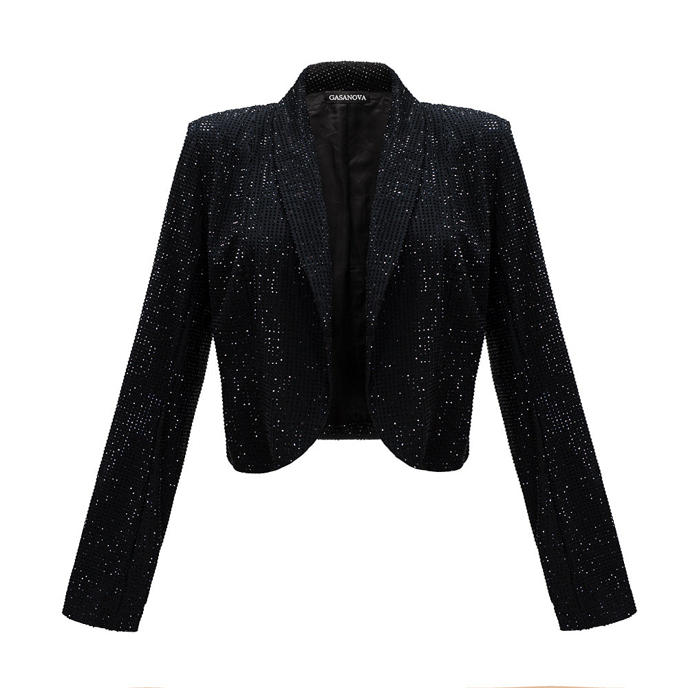 Cropped Crystal Jacket