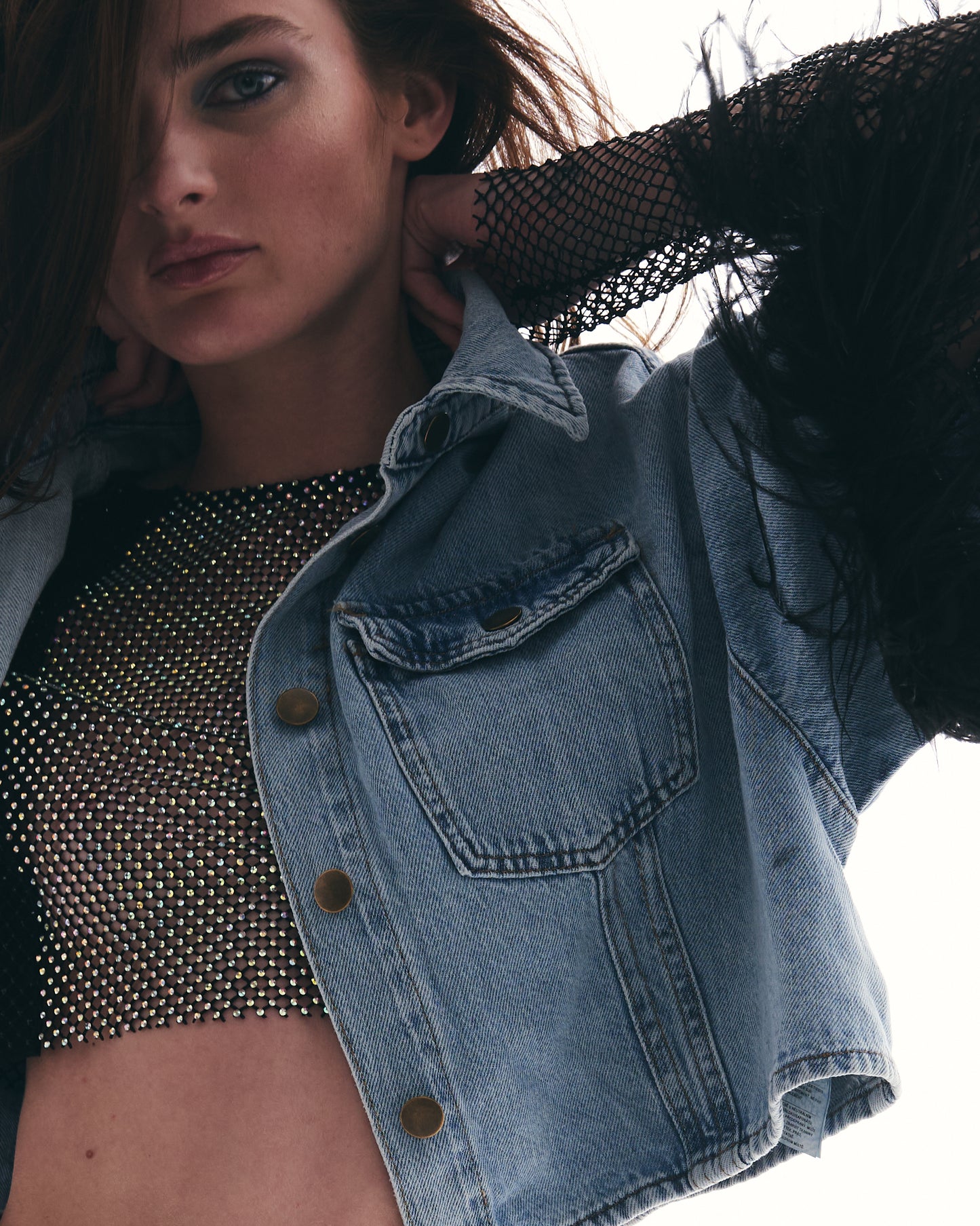 Cropped Denim jacket